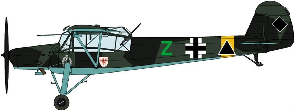 Hasegawa 8250 1/32 Ölçek, Fieseler Fi156C Storch (Schlachtgeschwader 1), Savaş Uçağı (Limited Edition) Plastik Model Kiti