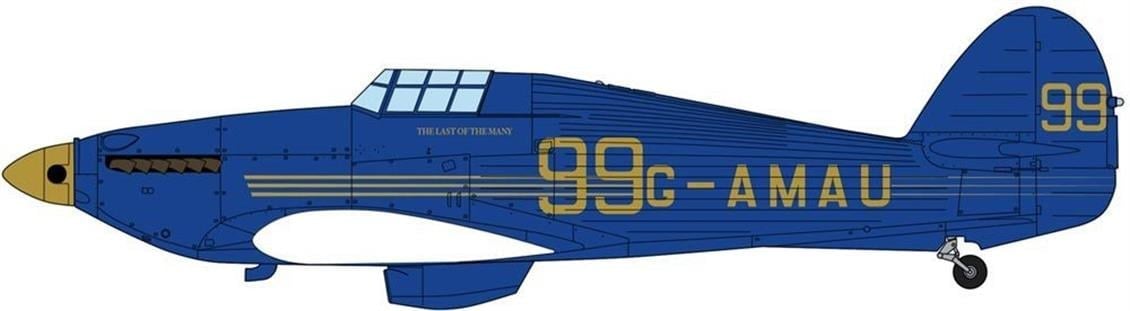Hasegawa 9967 1/48 Ölçek, Hurricane Mk.IIC King Cup Air Race (Limited Edition), Savaş Uçağı Plastik Model Kiti