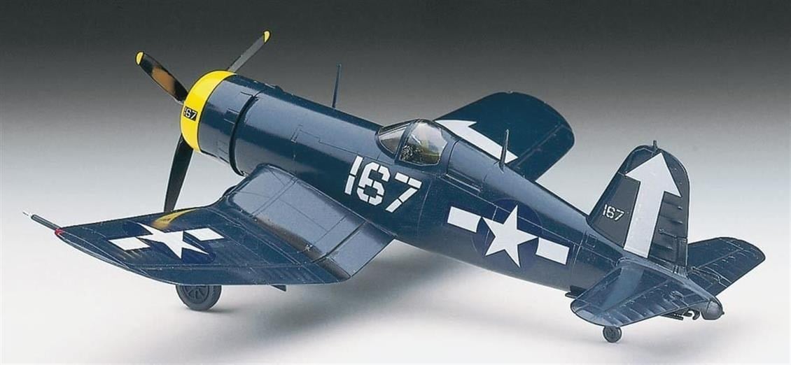 Hasegawa A10 140 1/72 Ölçek, F4U-1D Corsair, Savaş Uçağı Plastik Model Kiti