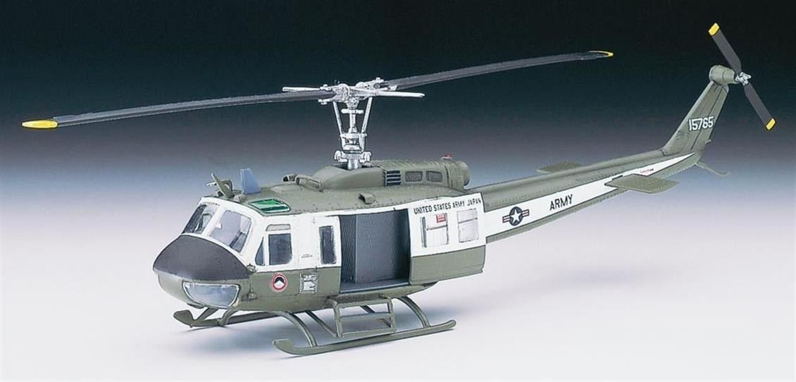 Hasegawa A11 141 1/72 Ölçek, UH-1H Iroquois, Helikopter Plastik Model Kiti