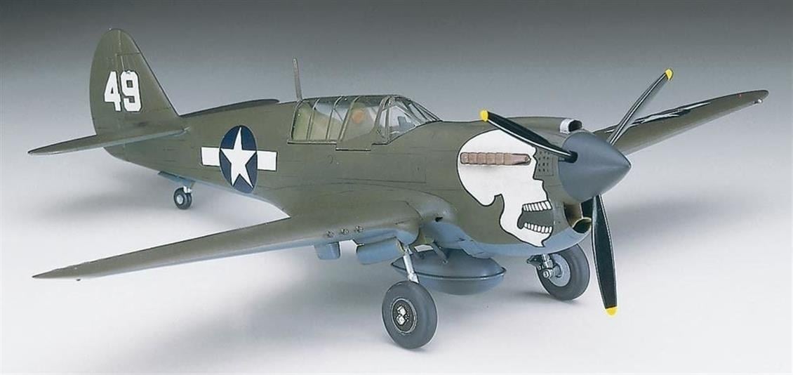 Hasegawa A9 139 1/72 Ölçek, P-40N Warhawk, Savaş Uçağı Plastik Model Kiti