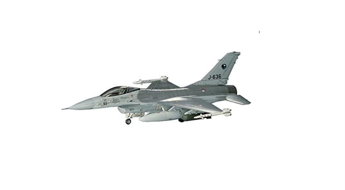 Hasegawa B1 231 1/72 Ölçek, F-16A Plus Fighting Falcon, Savaş Uçağı Plastik Model Kiti