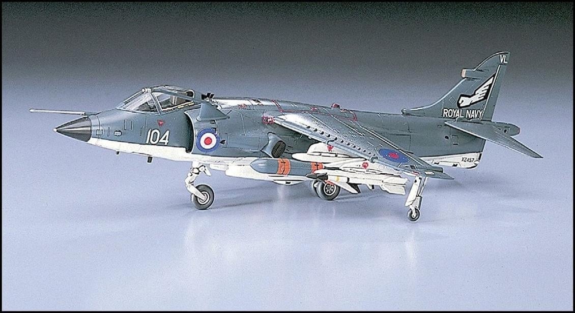 Hasegawa B5 235 1/72 Ölçek, Sea Harrier FRS Mk.1, Savaş Uçağı Plastik Model Kiti