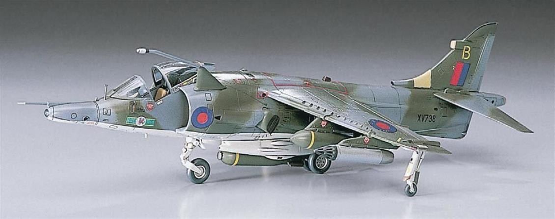 Hasegawa B6 236 1/72 Ölçek, Harrier GR. Mk.3, Savaş Uçağı Plastik Model Kiti