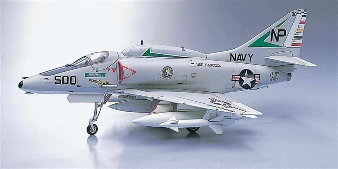 Hasegawa B9 239 1/72 Ölçek, A-4E/F Skyhawk, Savaş Uçağı Plastik Model Kiti
