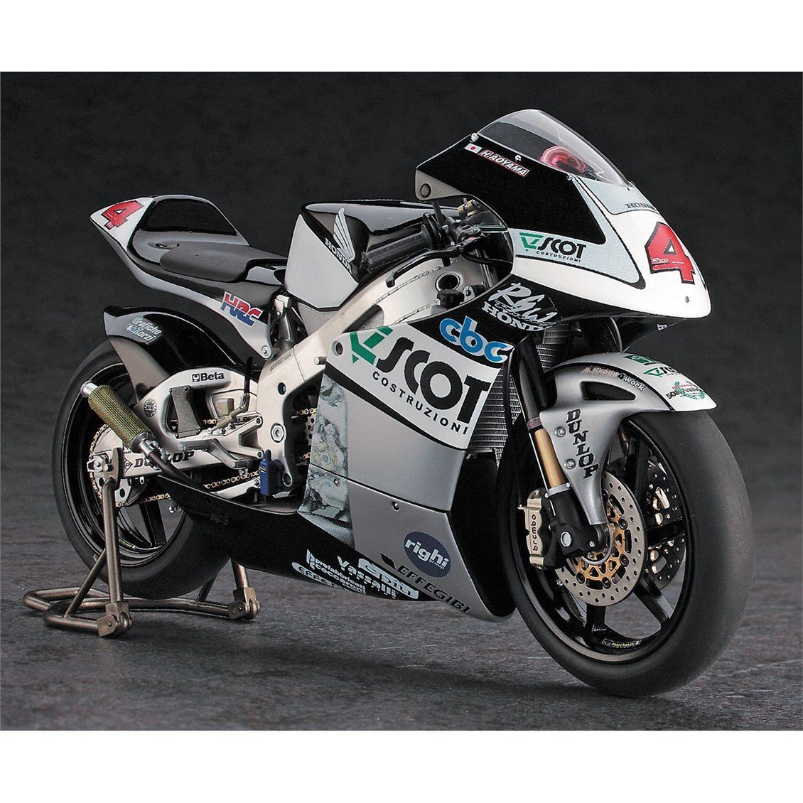 Hasegawa BK4 21504 1/12 Ölçek, Honda NSR500 1989 WGP500 Champion, Motosiklet Plastik Model Kiti
