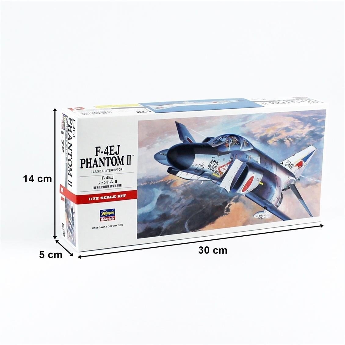 Hasegawa C1 1331 1/72 Ölçek, F-4EJ Phantom II, Savaş Uçağı Plastik Model Kiti
