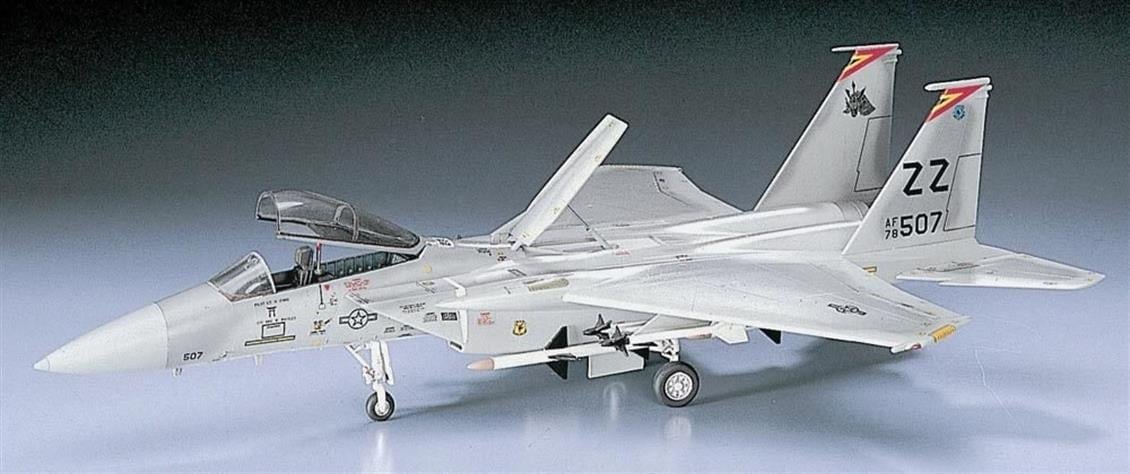 Hasegawa C6 336 1/72 Ölçek, F-15C Eagle, Savaş Uçağı Plastik Model Kiti