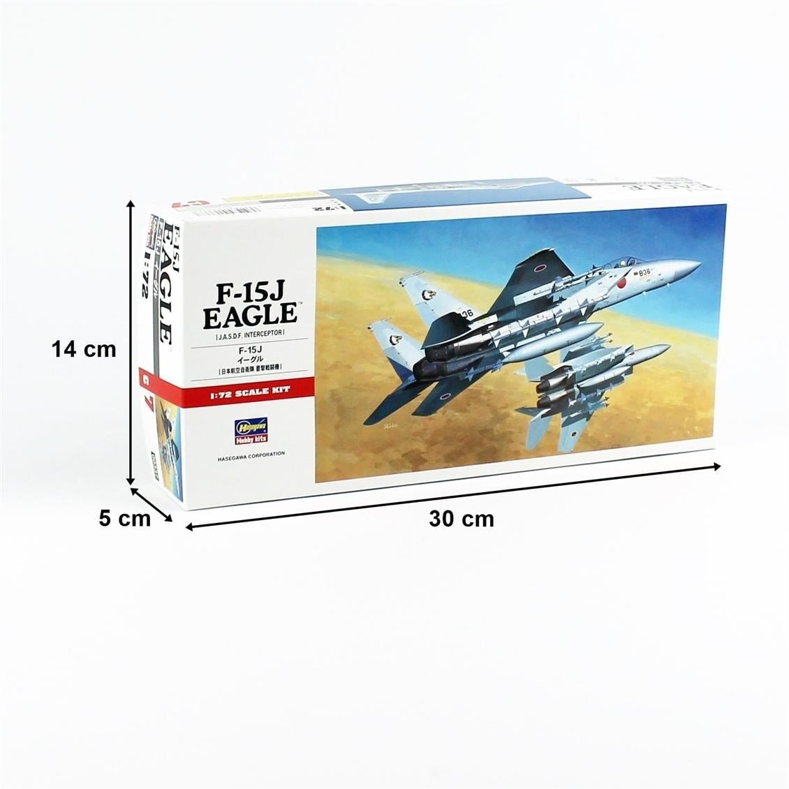 Hasegawa C7 1337 1/72 Ölçek, F-15J Eagle, Savaş Uçağı Plastik Model Kiti