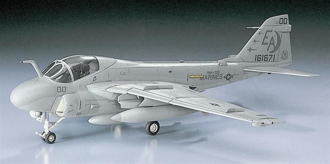 Hasegawa C8 338 1/72 Ölçek, A-6E Intruder, Savaş Uçağı Plastik Model Kiti