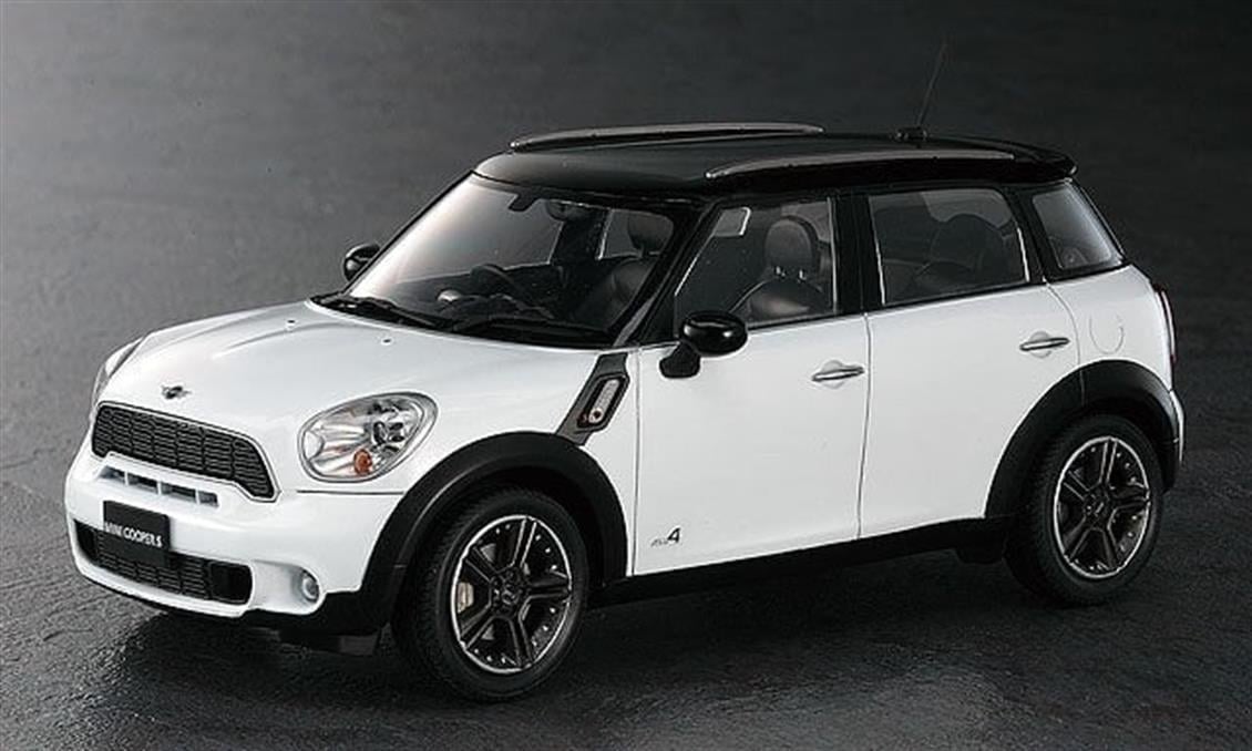 Hasegawa CD21 24121 1/24 Ölçek, Mini Cooper S Countryman All4, Otomobil Plastik Model Kiti