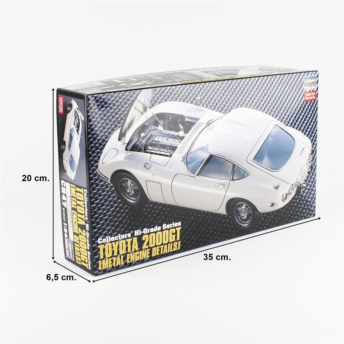 Hasegawa CH47 51047 1/24 Ölçek, Toyota 2000GT (Metal Motor Detaylı), Otomobil Plastik Model Kiti