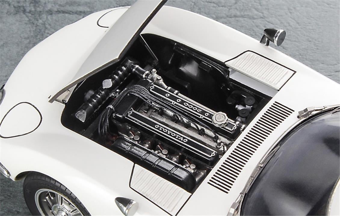 Hasegawa CH47 51047 1/24 Ölçek, Toyota 2000GT (Metal Motor Detaylı), Otomobil Plastik Model Kiti