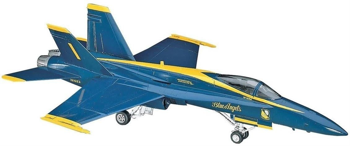 Hasegawa D10 440 1/72 Ölçek, F/A-18A Hornet Blue Angels, Savaş Uçağı Plastik Model Kiti