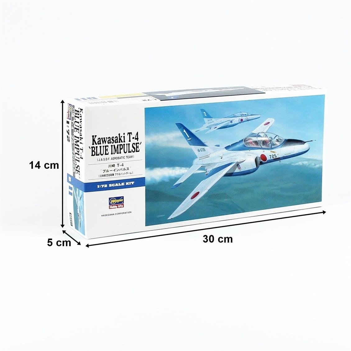 Hasegawa D11 1441 1/72 Ölçek, KawasakiT-4 (Blue Impulse), Savaş Uçağı Plastik Model Kiti