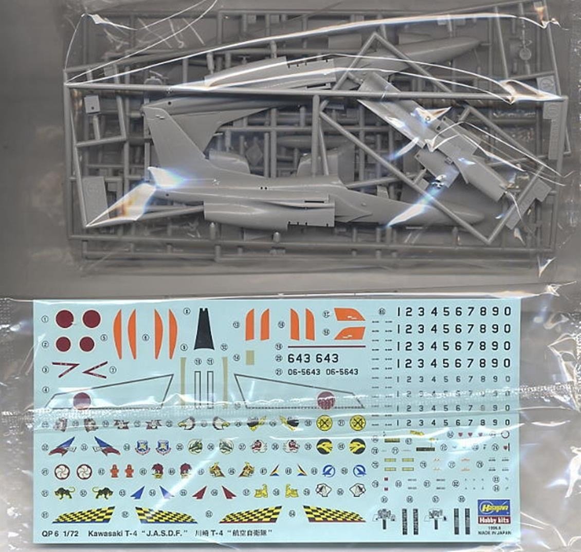 Hasegawa D12 1442 1/72 Ölçek, Kawasaki T-4 J.A.S.D.F.Savaş Uçağı Plastik Model Kiti