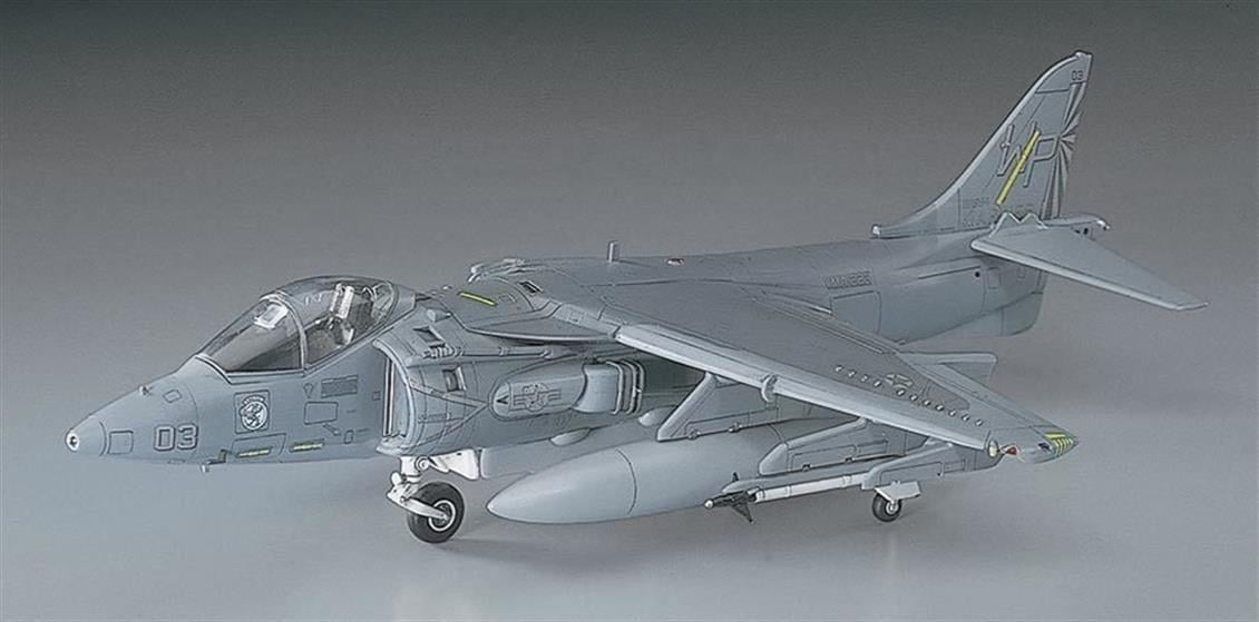 Hasegawa D19 449 1/72 Ölçek, AV-8B Harrier II, Savaş Uçağı Plastik Model Kiti