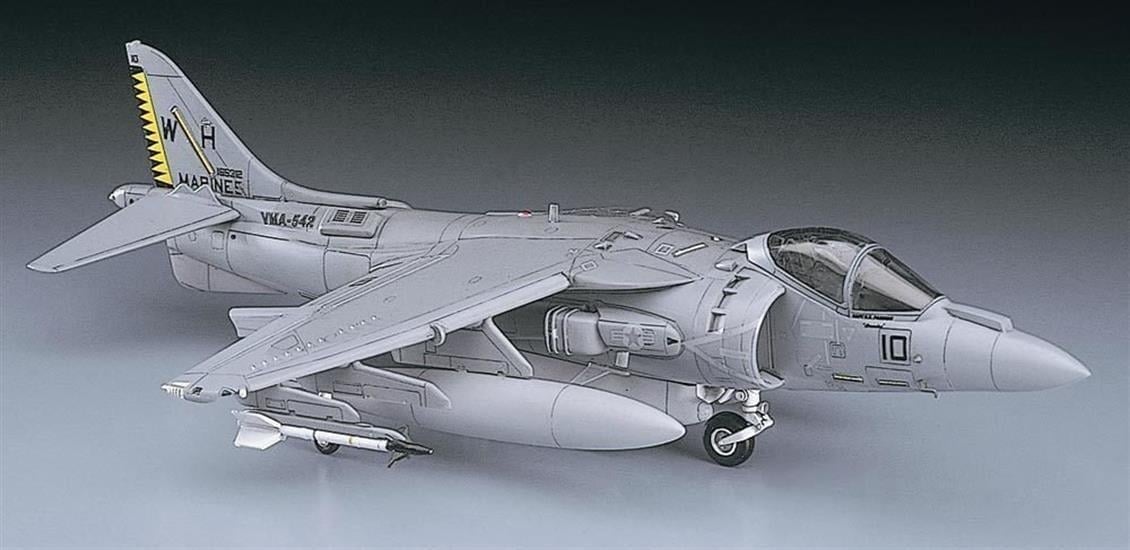 Hasegawa D24 454 1/72 Ölçek, AV-8B  Harrier II Plus, Savaş Uçağı Plastik Model Kiti