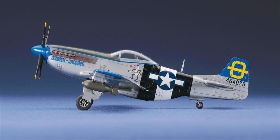 Hasegawa D25 1455 1/72 Ölçek, P-51D Mustang, Savaş Uçağı Plastik Model Kiti