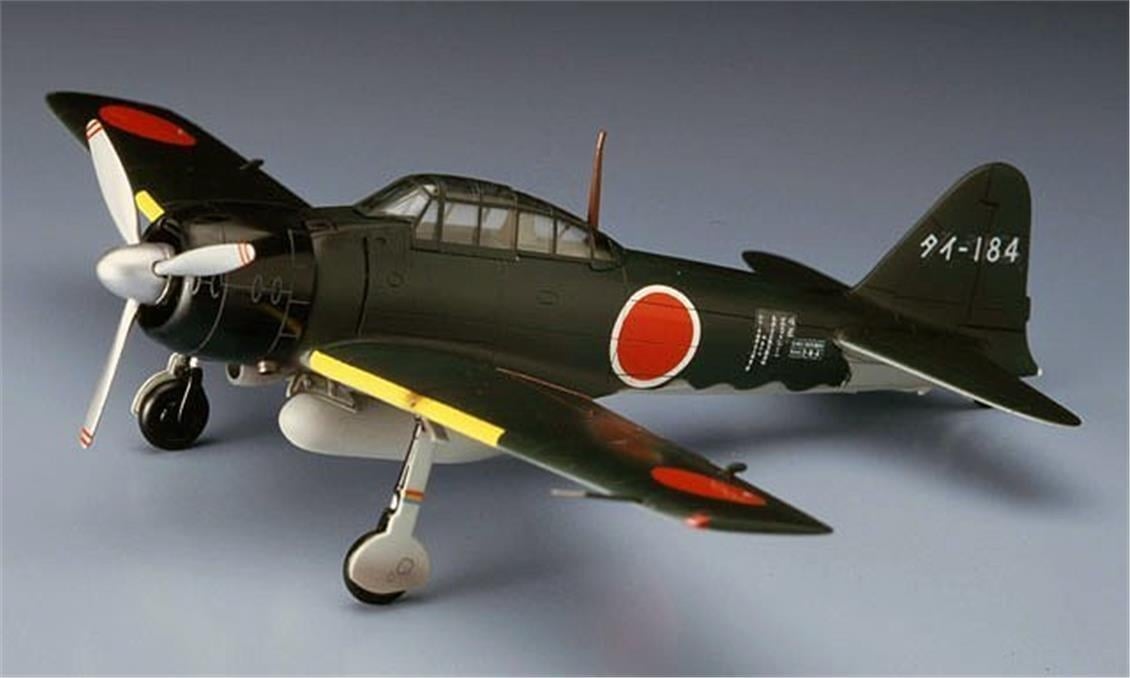 Hasegawa D26 1456 1/72 Ölçek, Mitsubishi A6M3 Zero Fighter Type 22/32, Savaş Uçağı Plastik Model Kiti