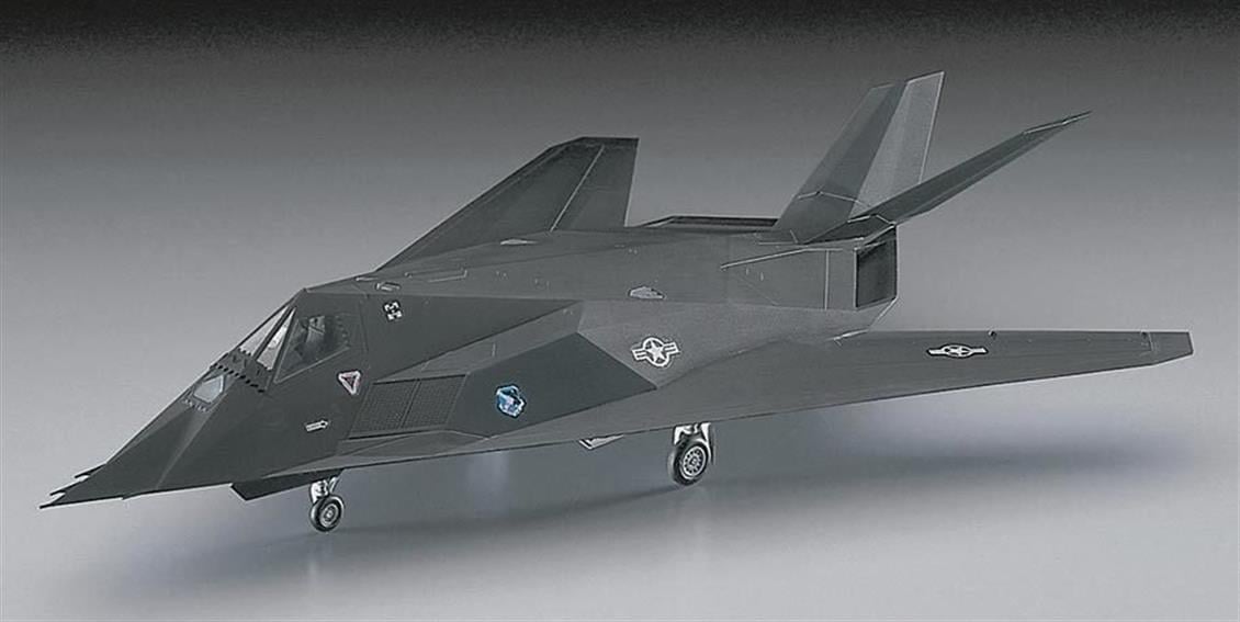 Hasegawa E1 531 1/72 Ölçek, F-117A Nighthawk, Savaş Uçağı Plastik Model Kiti