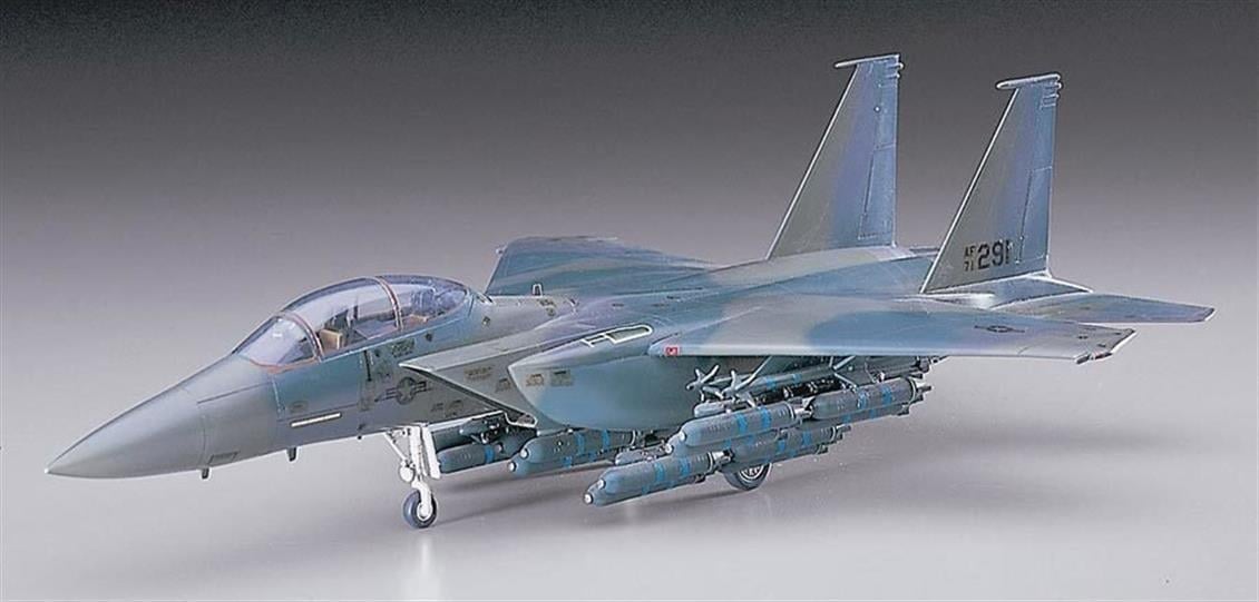 Hasegawa E10 540 1/72 Ölçek, F-15E Strike Eagle, Savaş Uçağı Plastik Model Kiti