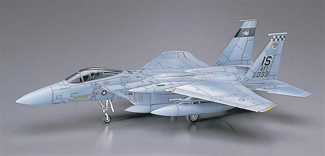 Hasegawa E13 543 1/72 Ölçek, F-15C Eagle (U.S. Air Force), Savaş Uçağı Plastik Model Kiti