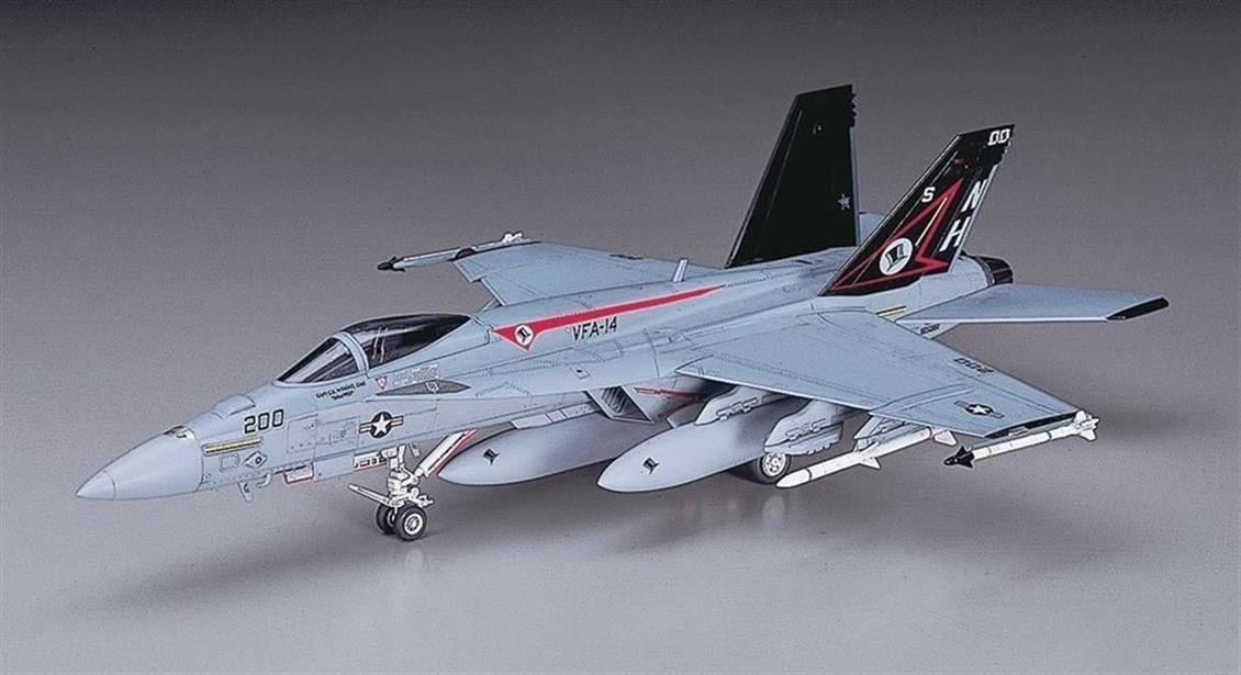 Hasegawa E19 549 1/72 Ölçek, F/A-18E Super Hornet, Savaş Uçağı Plastik Model Kiti