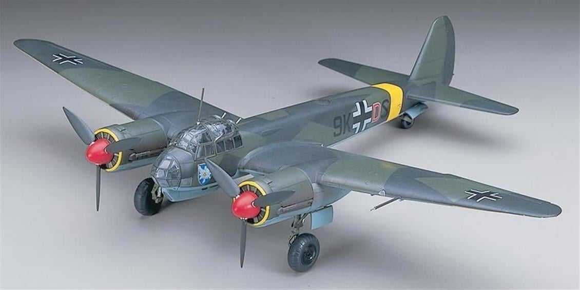 Hasegawa E25 555 1/72 Ölçek, Junkers JU88A-4, Savaş Uçağı Plastik Model Kiti
