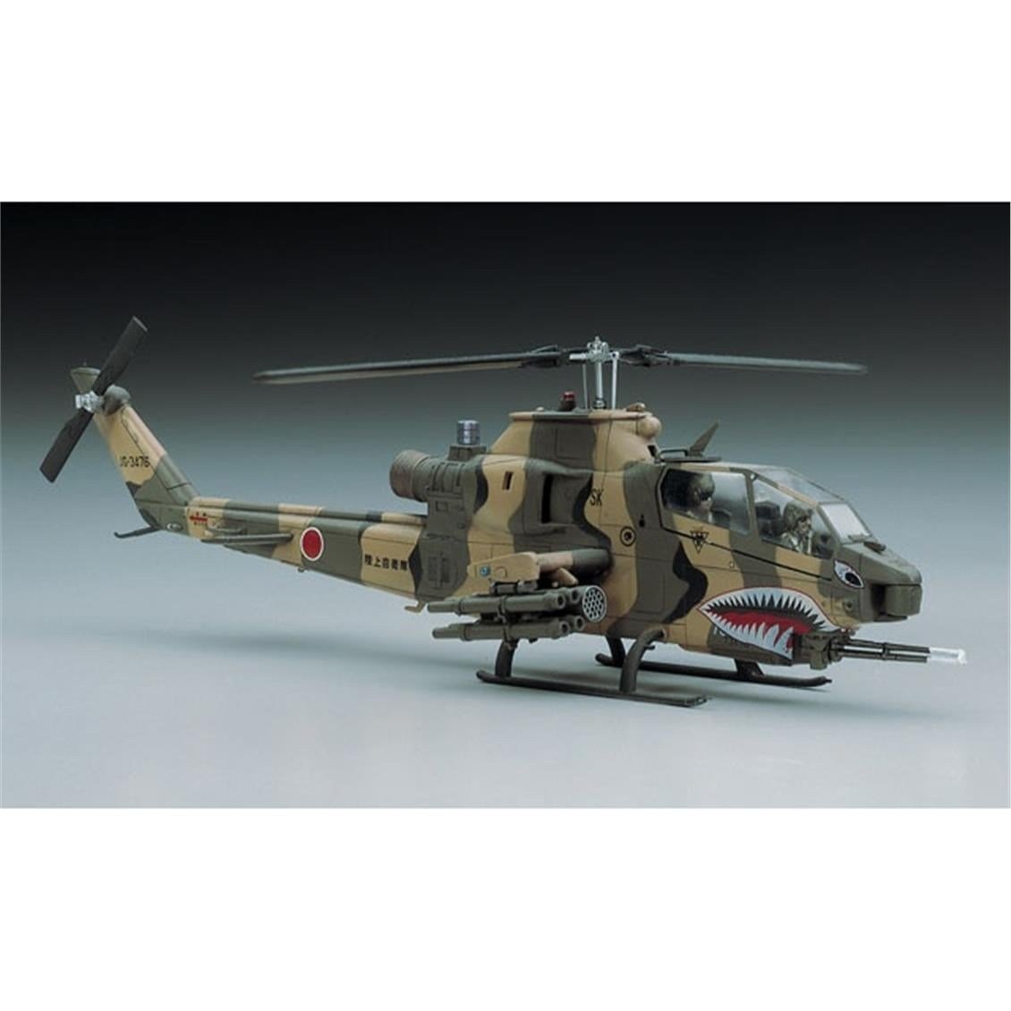 Hasegawa E4 1534 1/72 Ölçek, AH-1S Cobra Chopper (J.G.S.D.F), Askeri Helikopter Plastik Model Kiti