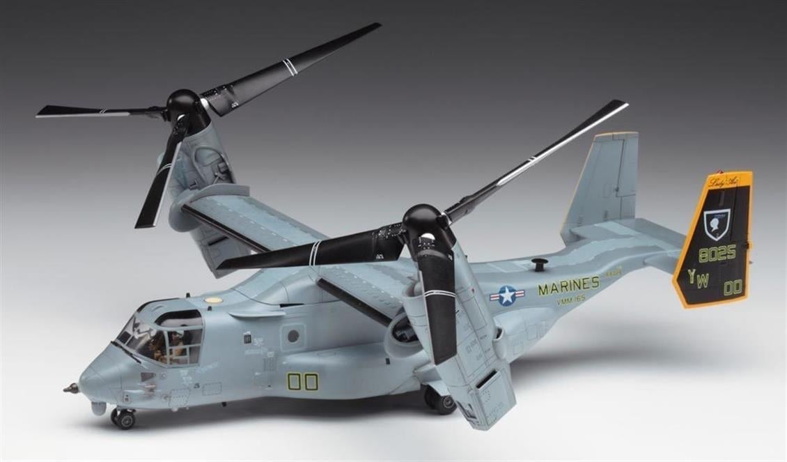 Hasegawa E41 1571 1/72 Ölçek, MV-22B Osprey, Savaş Uçağı Plastik Model Kiti