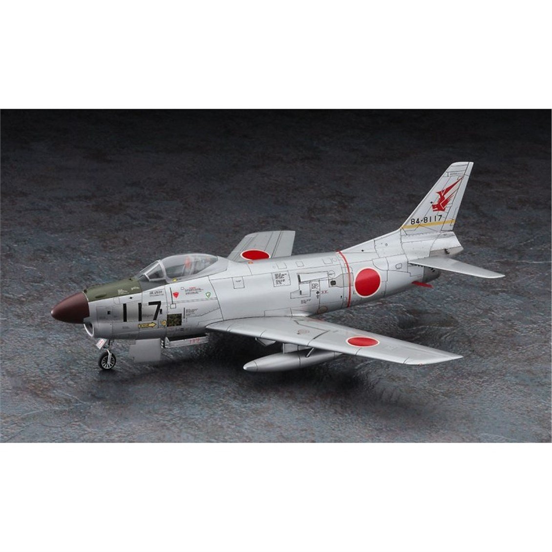 Hasegawa E49 1579 1/72 Ölçek, F-86D Sabre Dog [J.A.S.D.F. Intercepter] Savaş Uçağı, Plastik Model Kiti