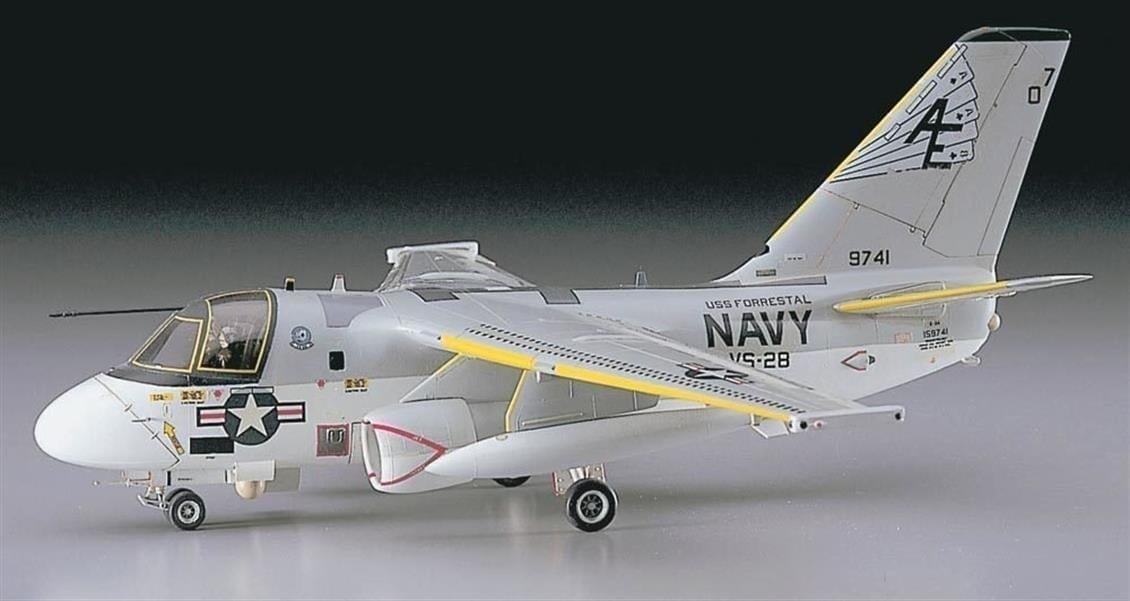 Hasegawa E7 537 1/72 Ölçek, S-3A Viking, Savaş Uçağı Plastik Model Kiti
