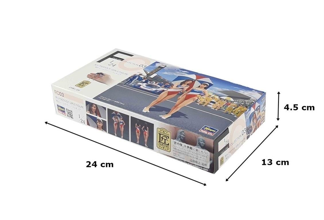 Hasegawa FC3 29103 1/24 Ölçek, 90 lı Yılların Padok Kızları, Plastik Model Kiti