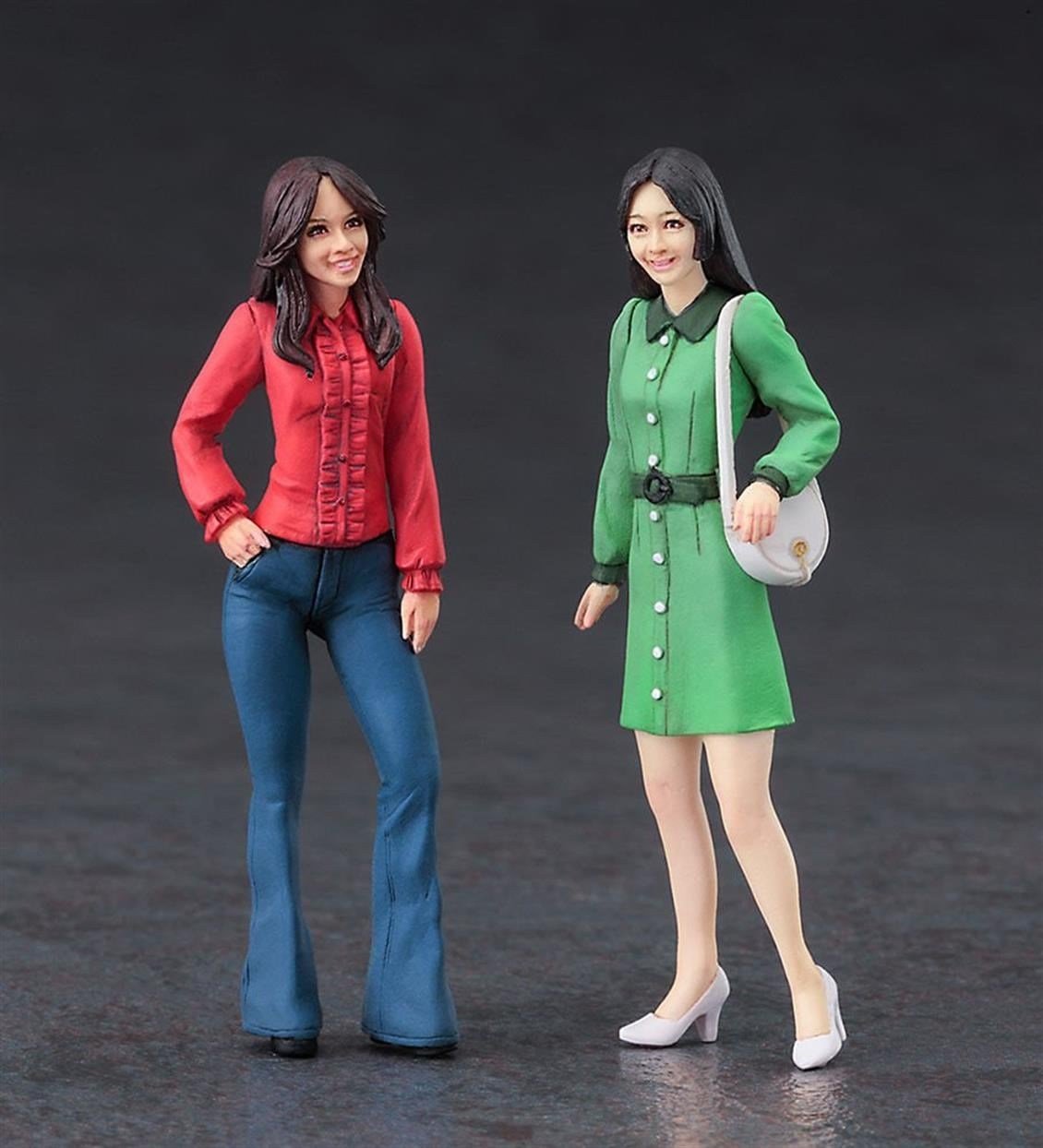 Hasegawa FC6 29106 1/24 Ölçek, 70 li Yılların Kızları, Plastik Model Kiti