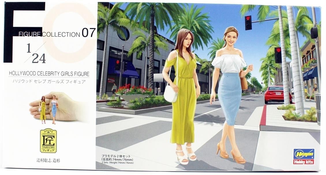 Hasegawa FC7 29107 1/24 Ölçek, Hollywood Kızları, Plastik Model Kiti