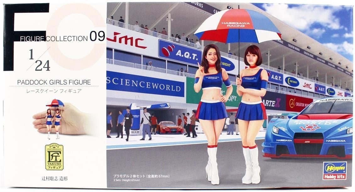 Hasegawa FC9 29109 1/24 Ölçek, Padok Kızları, Plastik Model Kiti