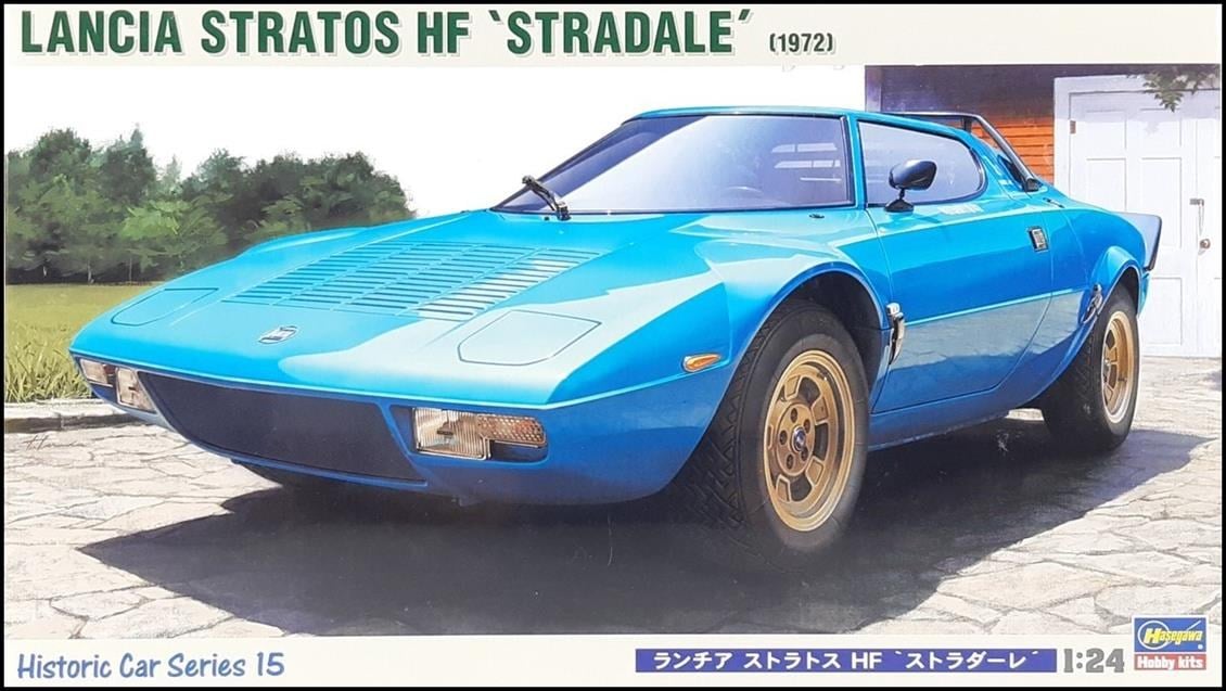 Hasegawa HC15 21115 1/24 Ölçek, Lancia Stratos HF (Stradale), Otomobil Plastik Model Kiti