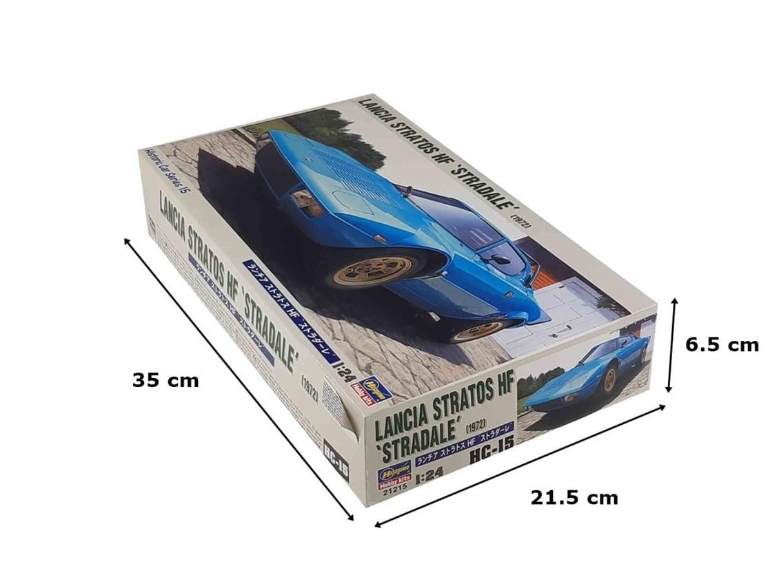 Hasegawa HC15 21115 1/24 Ölçek, Lancia Stratos HF (Stradale), Otomobil Plastik Model Kiti