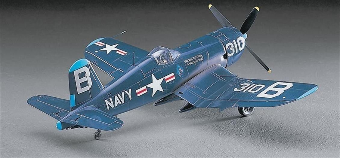 Hasegawa JT25 9125 1/48 Ölçek, F4U-4 Corsair, Savaş Uçağı Plastik Model Kiti