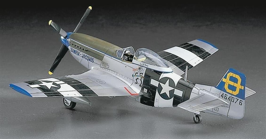 Hasegawa JT30 9130 1/48 Ölçek, P-51D Mustang, Savaş Uçağı Plastik Model Kiti