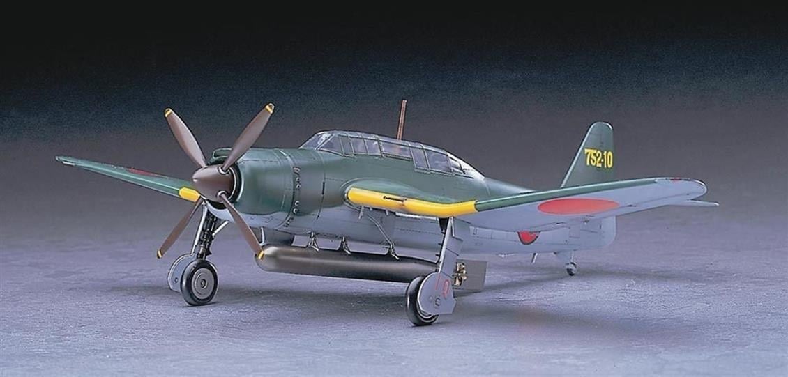Hasegawa JT49 9149 1/48 Ölçek, Aichi B7A2 Ryusei Kai (Grace), Savaş Uçağı Plastik Model Kiti
