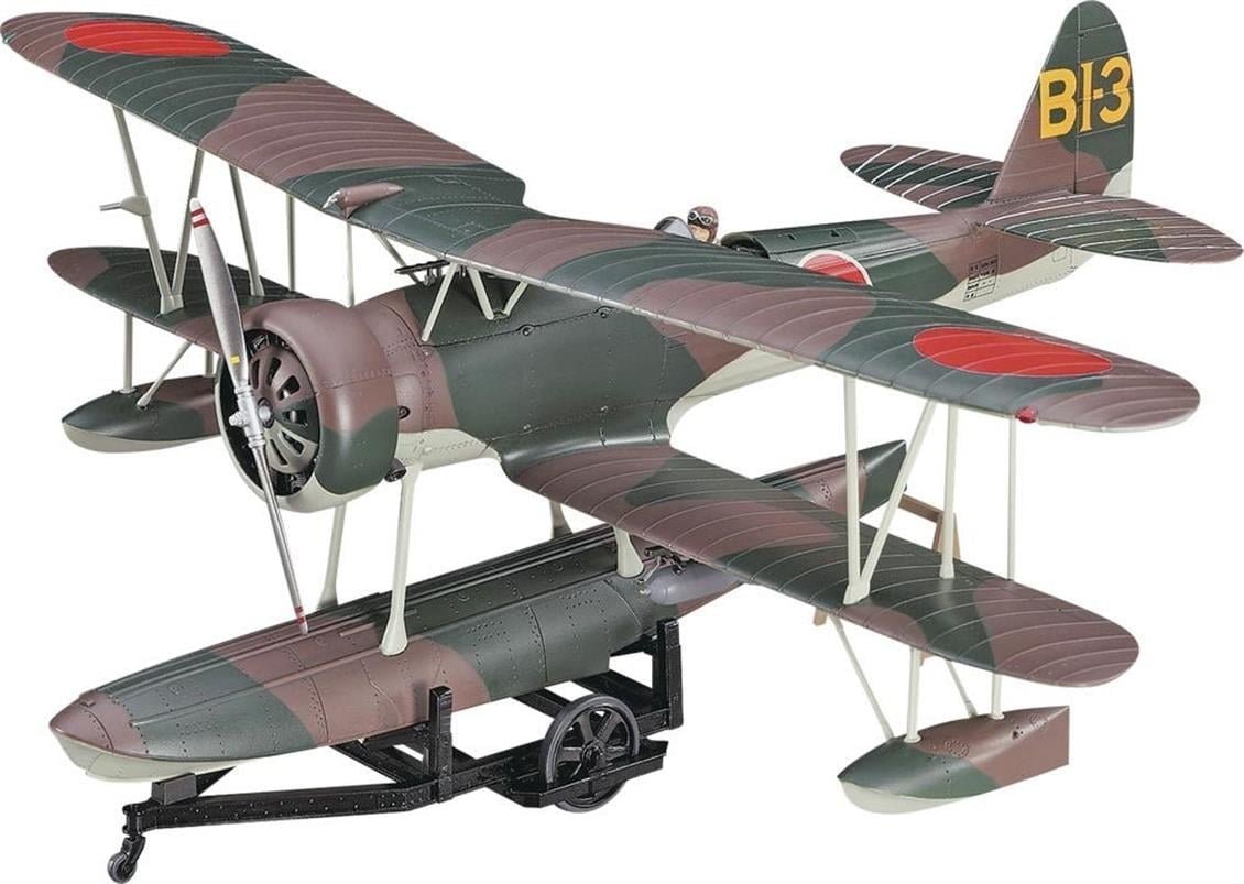 Hasegawa JT97 19197 1/48 Ölçek, Nakajima E8N1 Type 95, Keşif Uçağı Plastik Model Kiti