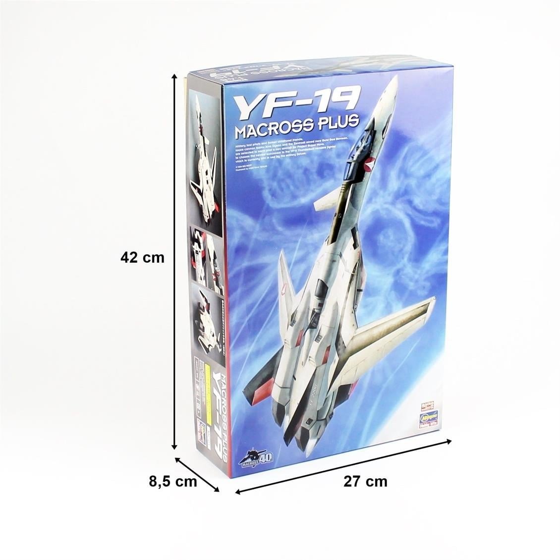 Hasegawa MC01 65651 1/48 Ölçek, YF-19 Macross Plus, Macross Serisi, Bilim Kurgu Plastik Model Kiti