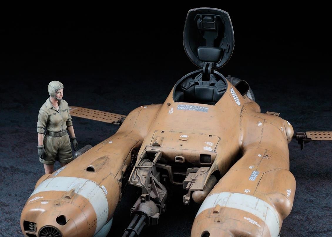 Hasegawa MK01 64001 1/20 Ölçek, Antigravity Armored Raider, Maschinen Krieger Serisi, Bilim Kurgu Plastik Model Kiti