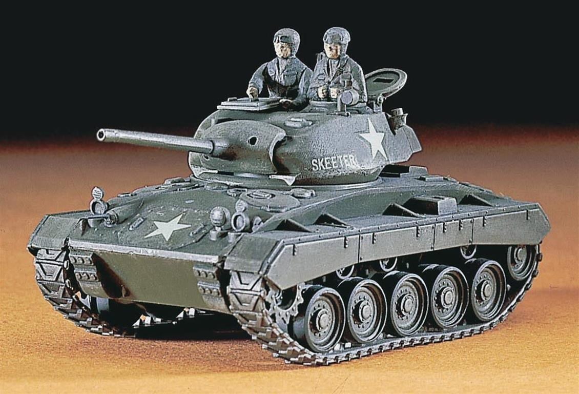 Hasegawa MT19 31119 1/72 Ölçek, M24 Chaffee Light Tankı, Plastik Model Kiti