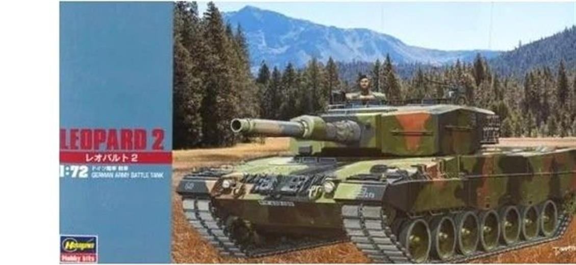 Hasegawa MT34 31134 1/72 Ölçek, Leopard 2 Tank Plastik Model Kiti