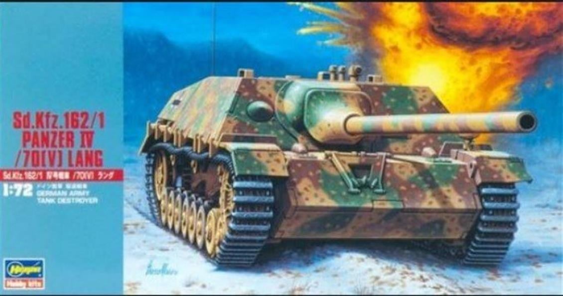 Hasegawa MT50 31150 1/72 Ölçek, Sd.Kfz 162/1 Panzer IV/70V Lang Tank Plastik Model Kiti