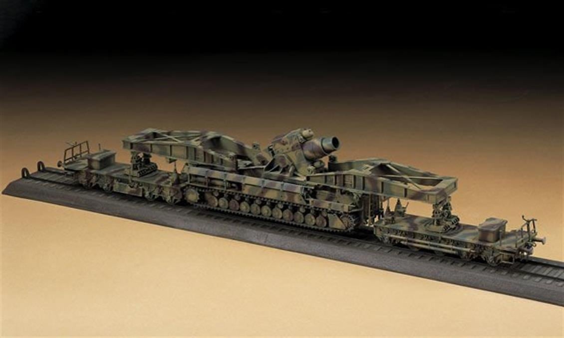 Hasegawa MT57 31157 1/72 Ölçek, 60cm Mörser Karl 040 Production Type Demiryolu Zırhlısı Plastik Model Kiti