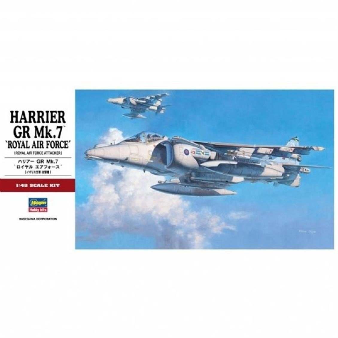 Hasegawa PT36 7236 1/48 Ölçek, Harrier GR MK.7 (Kraliyet Hava Kuvvetleri), Savaş Uçağı Plastik Model Kiti